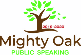 The Mighty Oak Public Speaking Logo